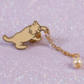 Pin's Joli chat et sa perle