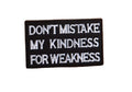 Pin's "don't mistake..."