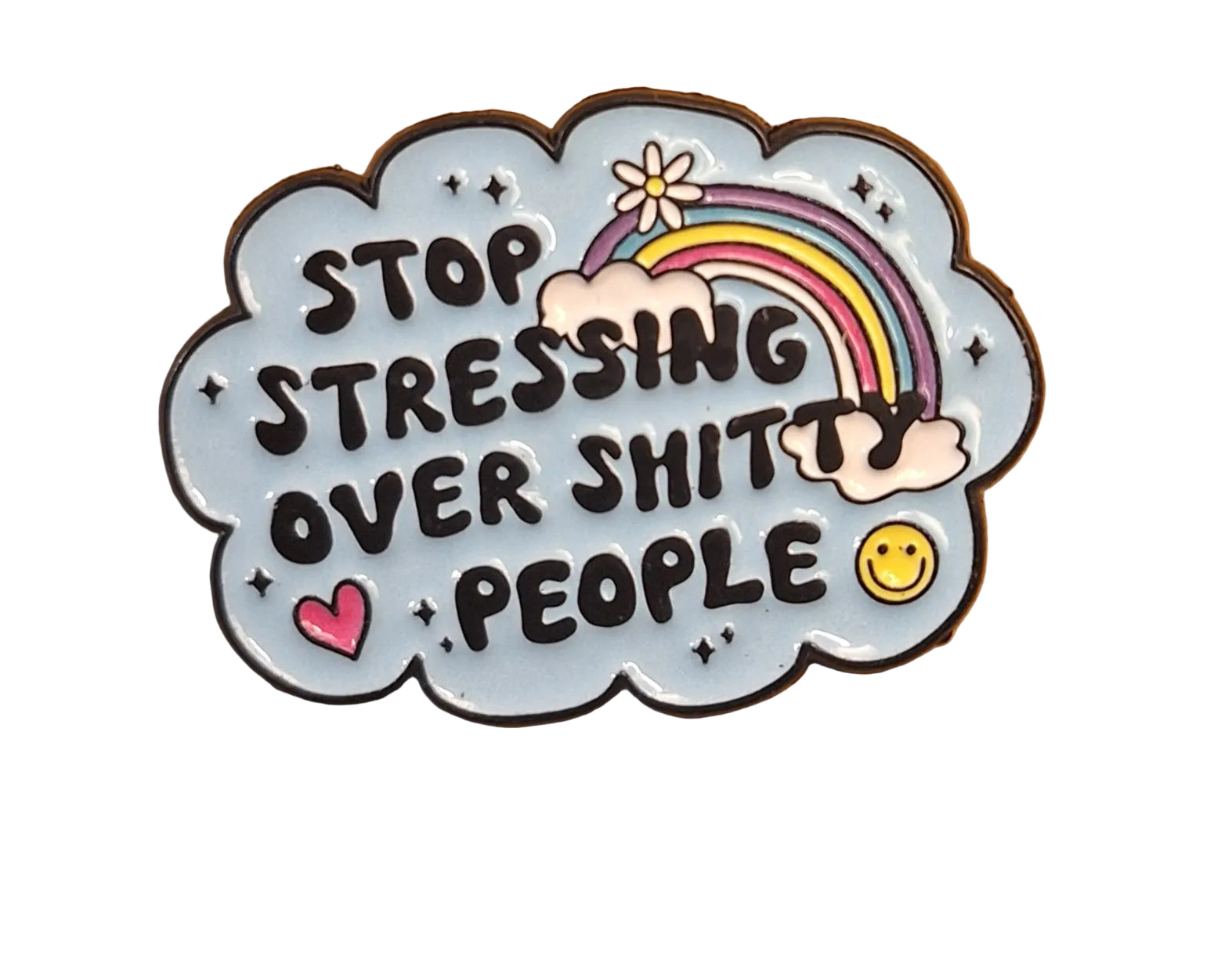 Pin's "stop stressing..."