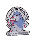 Pin's "lactose intolerant..."🥛🦈⛔️