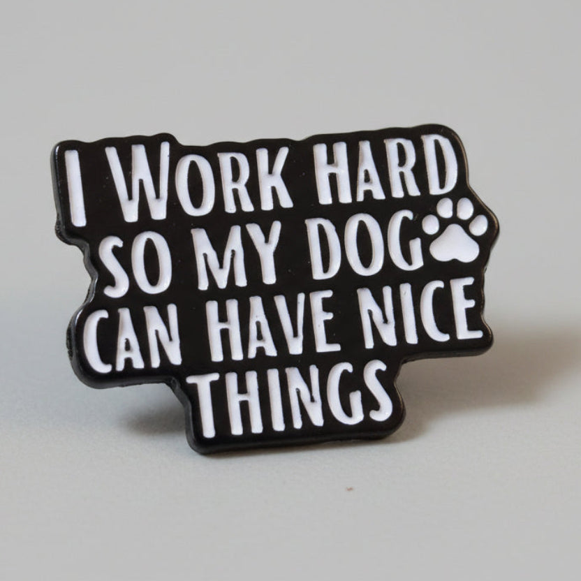 Pin's dedicace a mon toutou