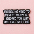 Pin's Humour noir