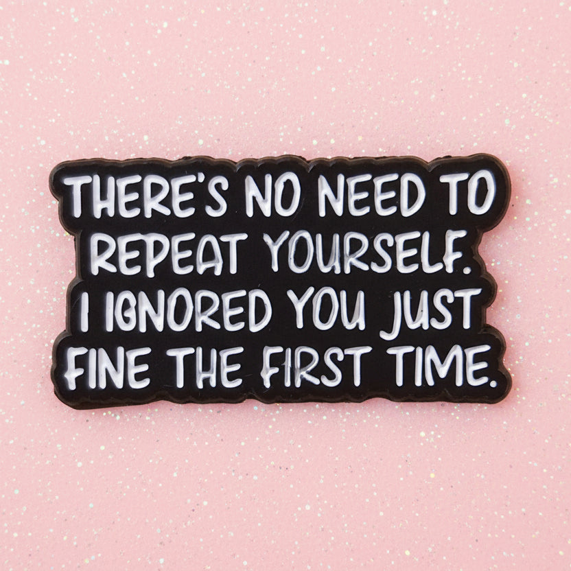 Pin's Humour noir