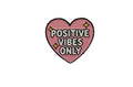 Pin's coeur "positive vibes"💗🔥🖖