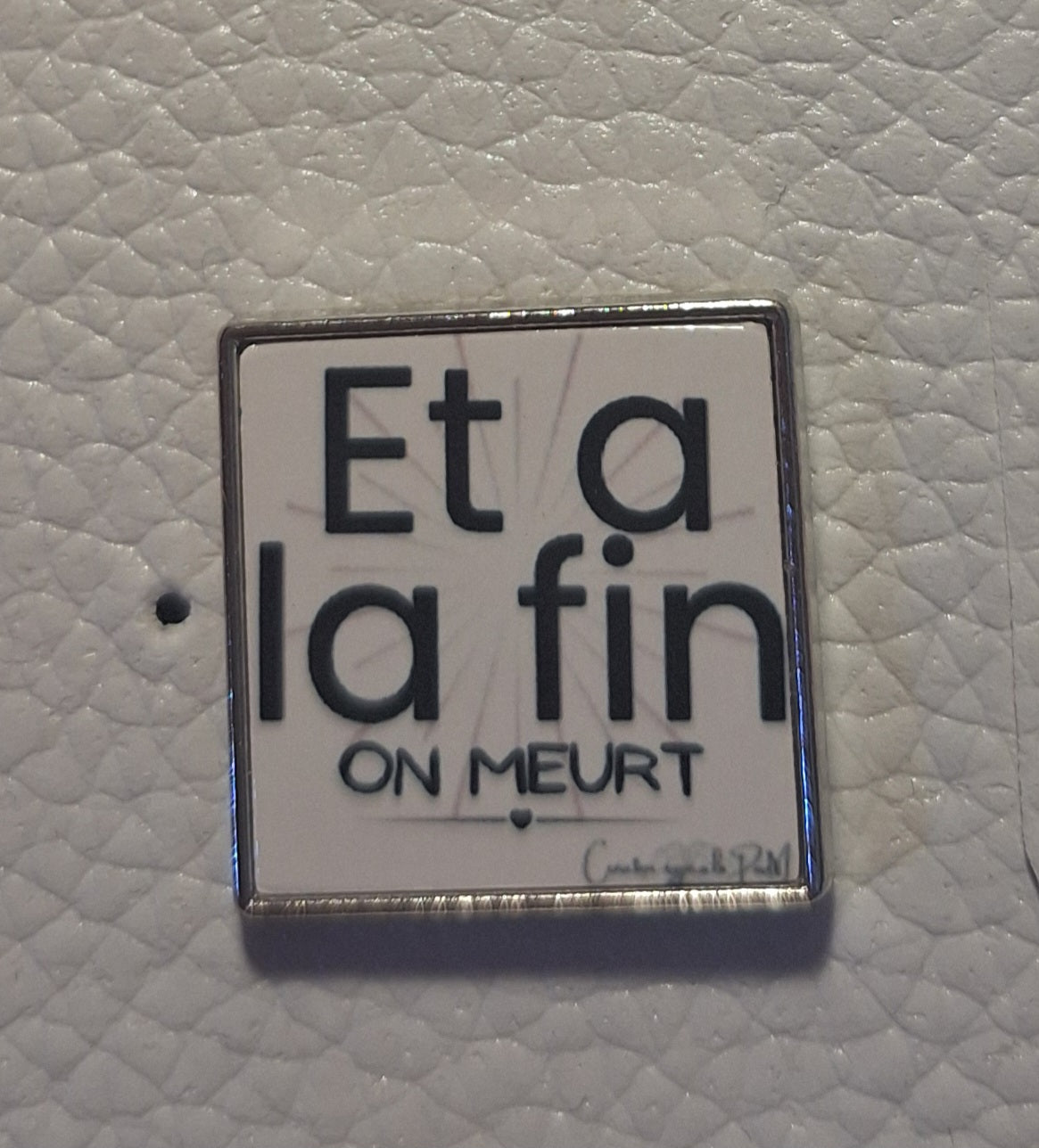 Pin's en metal
