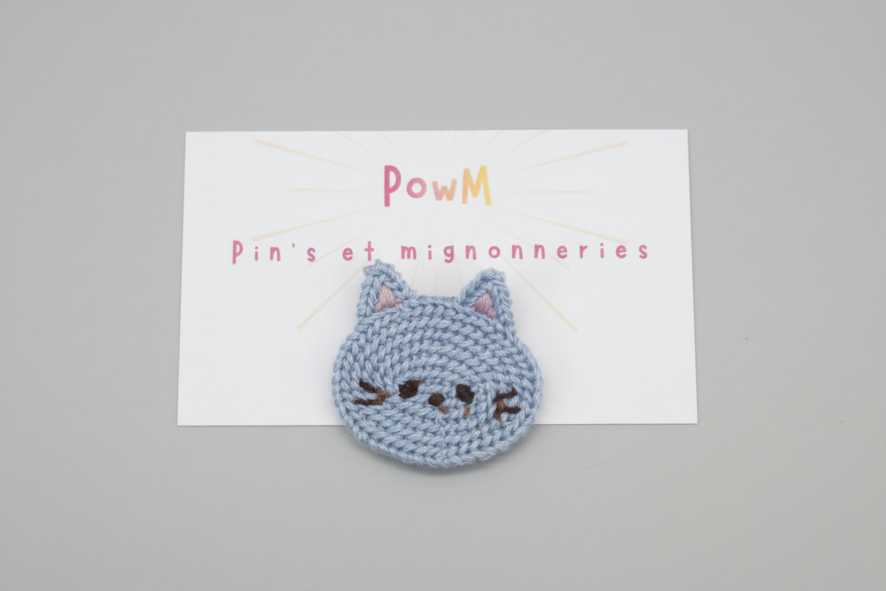 Broche création chaton kawaii