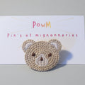 Broche création petit ours trop mignon