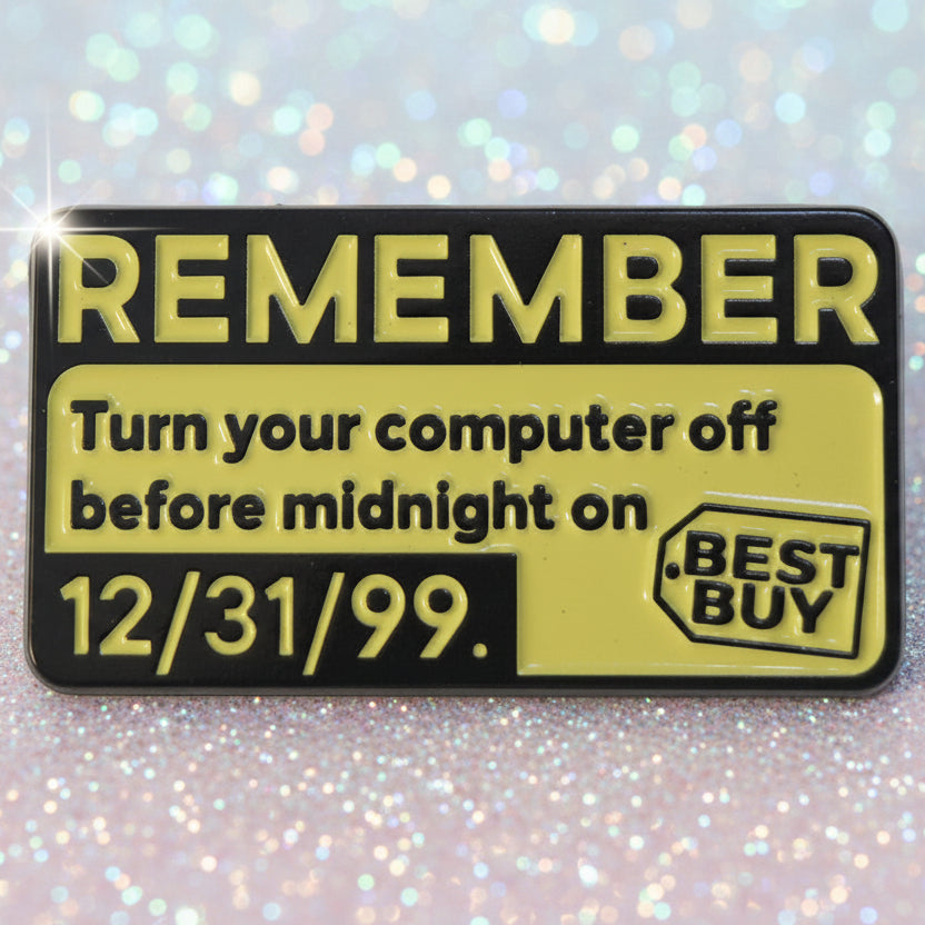 Pin's "remember turn off..."⚠️🖥