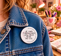 Badge Création originale PowM –  "Je vais t'arracher les yeux"