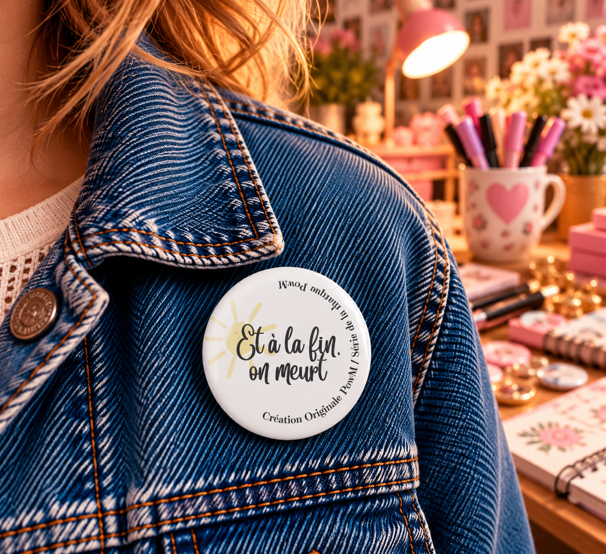 Badge Création originale PowM –  “Et à la fin..."