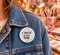 Badge Création originale PowM – "L'amour c'est Punk"