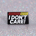 Pin's -  "Breaking news..."