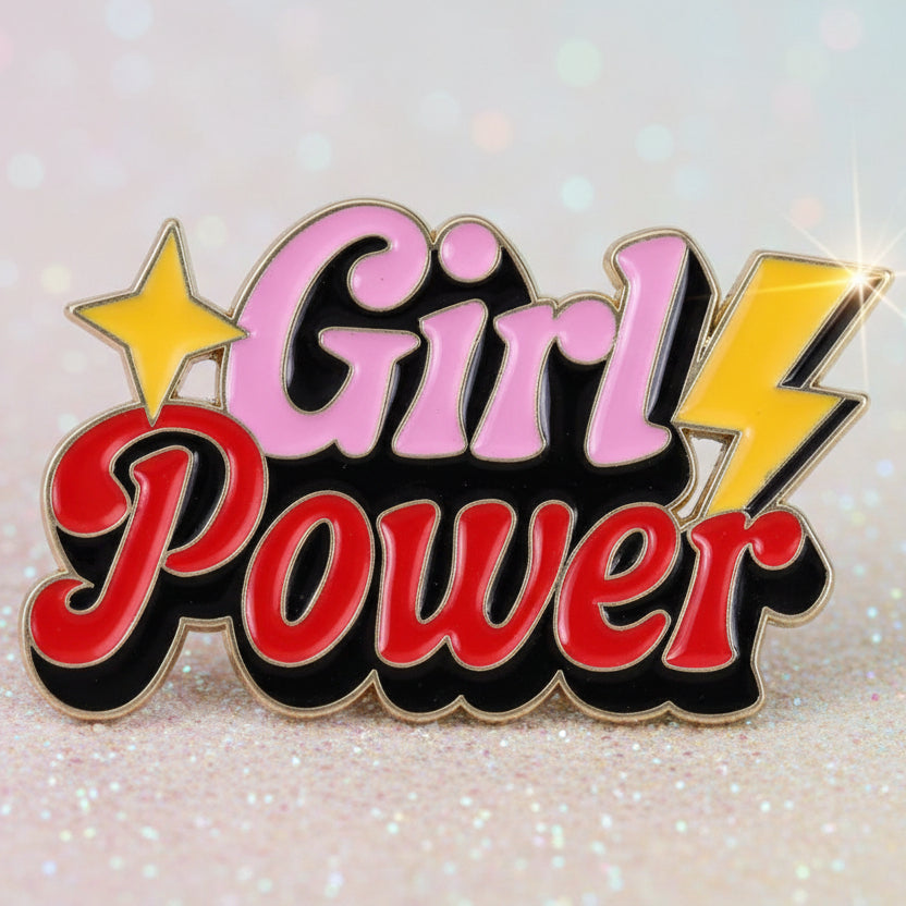 Pin's - "Girl power"