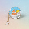 Pin's - renard a la peche