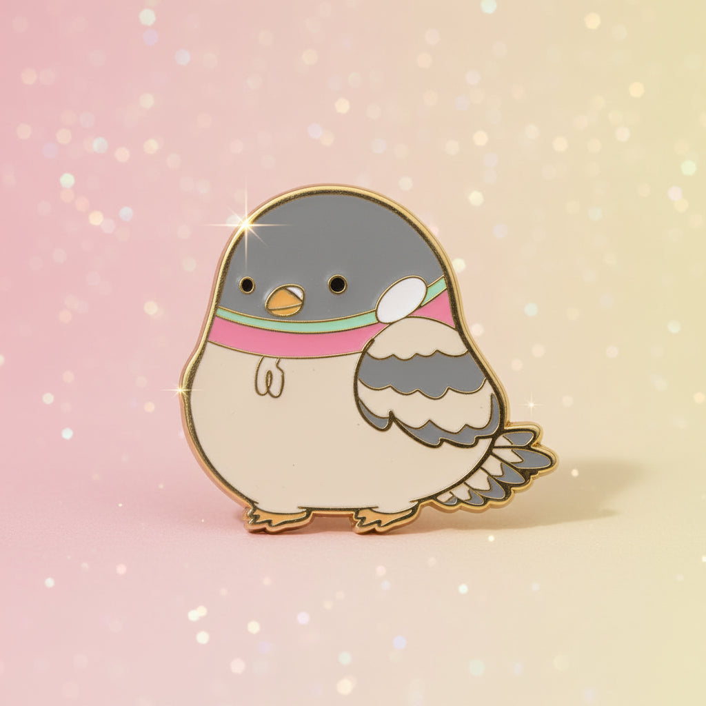 Pin's - pigeon kawaii