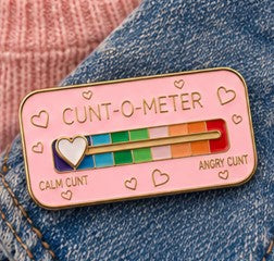 Broche Cunt-o-meter