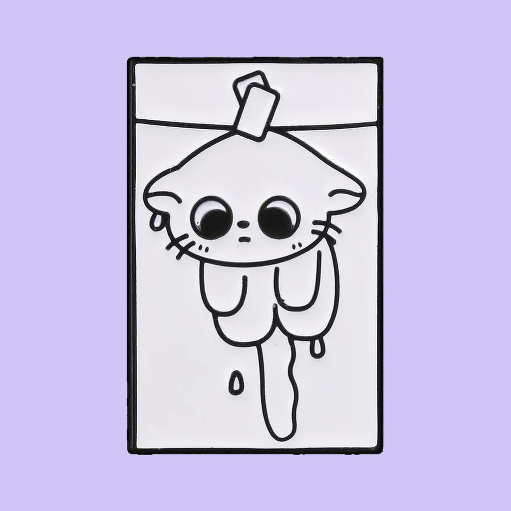 Pin’s Chat Gluant — fond