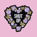 Shut Up Pin — fond