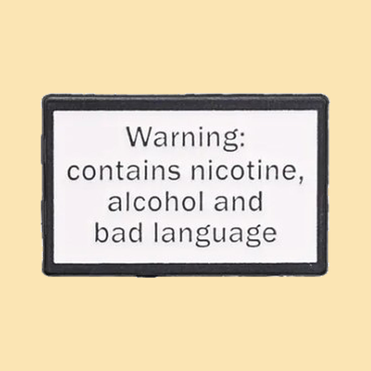 Warning Pin — fond
