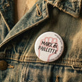 Badge rond Marx & Paillette — badge seul