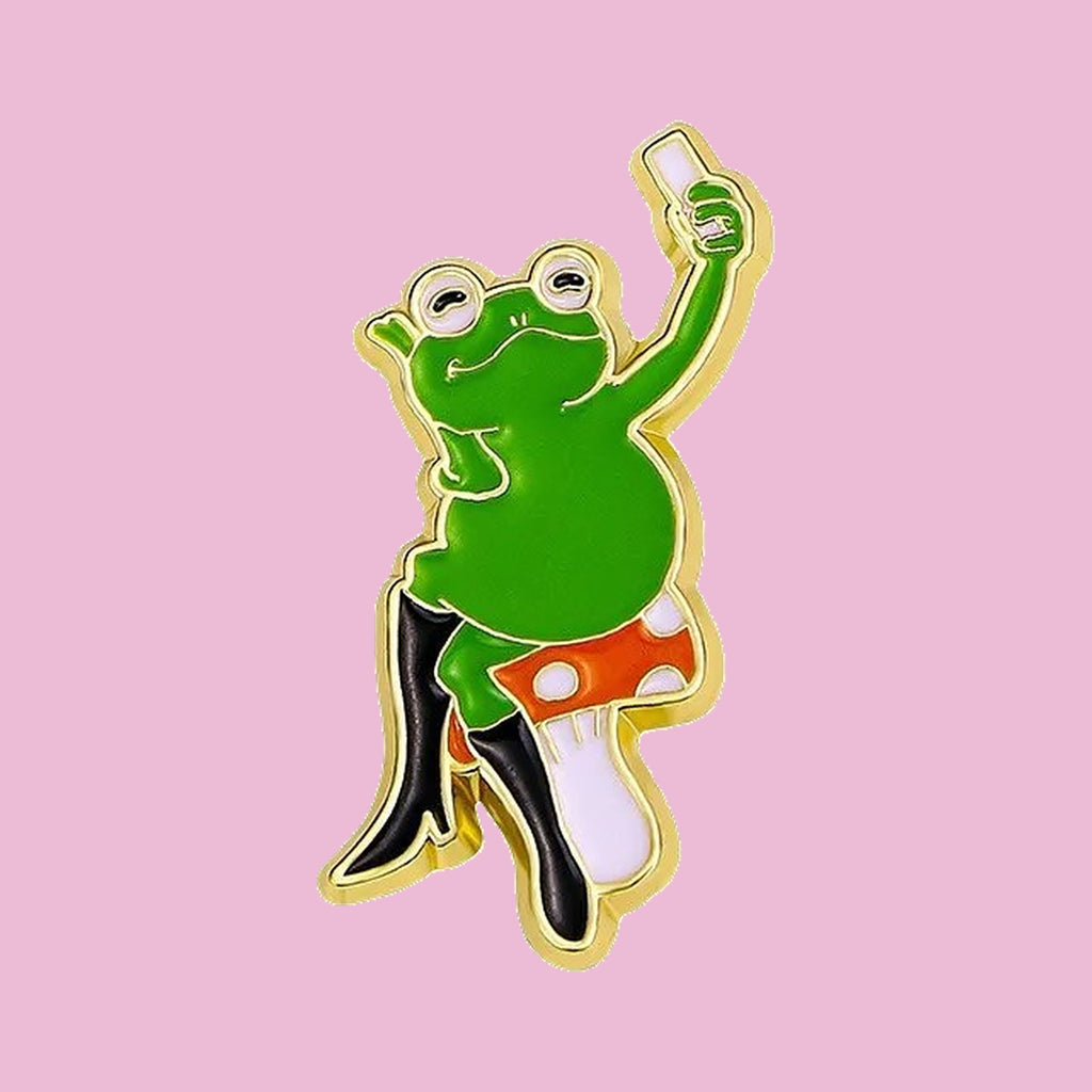 Frog with Bottle — fond