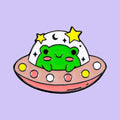Frog UFO — fond