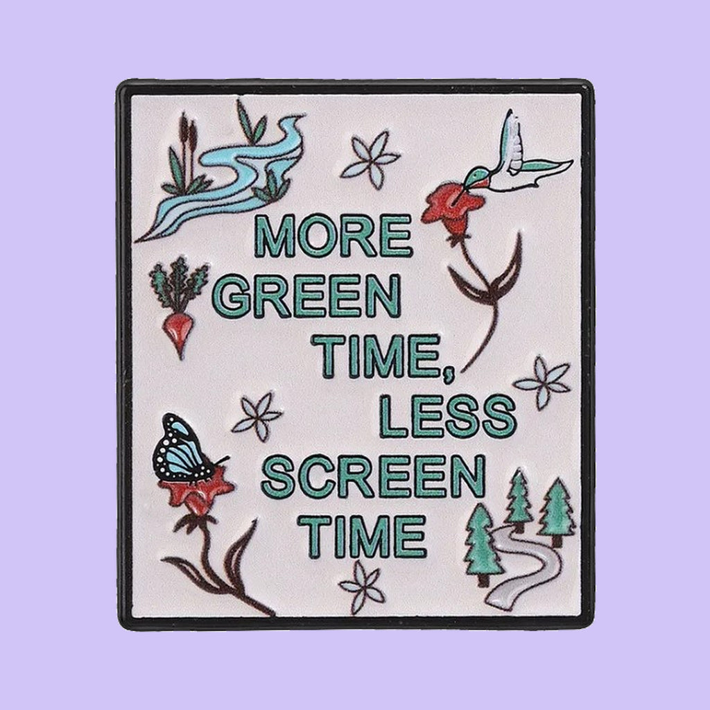 Plus de Temps Vert, Moins de Temps d'Écran — fond