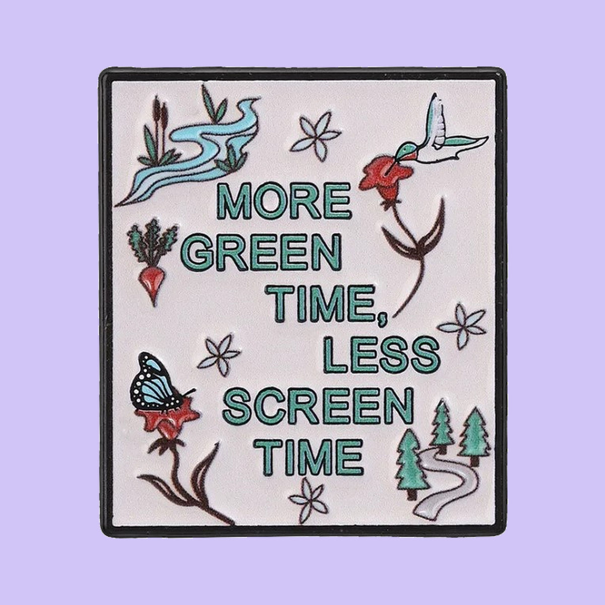 Plus de Temps Vert, Moins de Temps d'Écran — fond