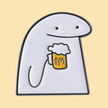 Ghost with Beer — fond