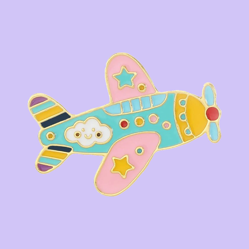 Pin’s Avion Joyeux — fond