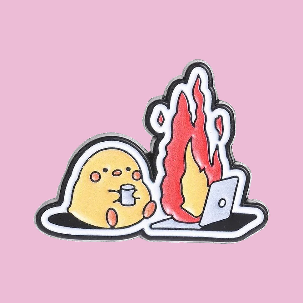 Chat en Flammes — fond