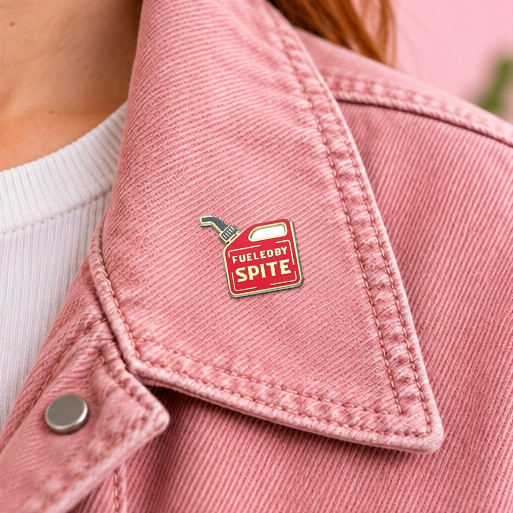 Pin's 'Fueled by Spite' — veste