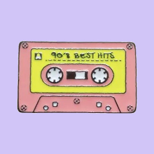 90's Best Hits Pin — fond