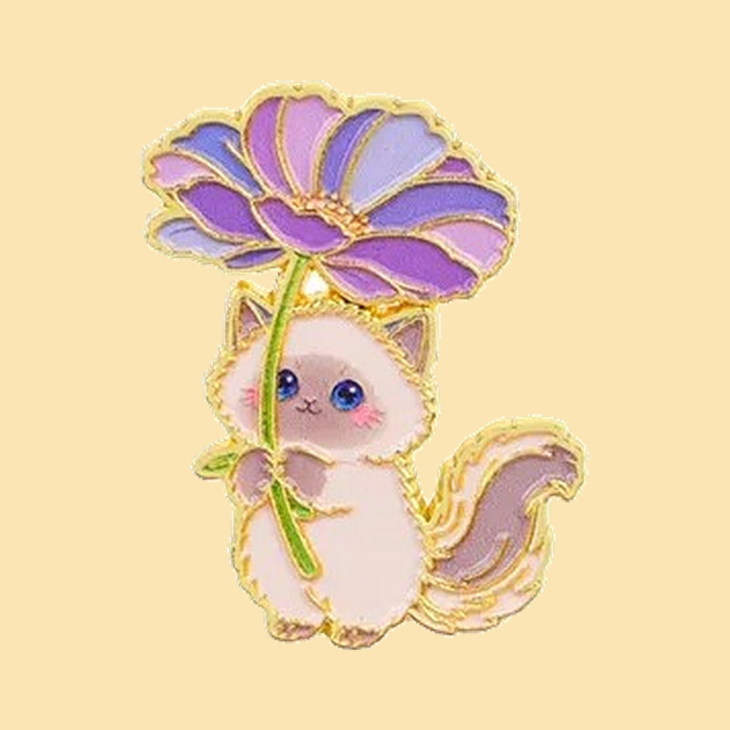Chat et Fleur — fond