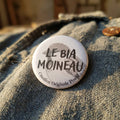 Badge rond Le Bia Moineau — badge seul