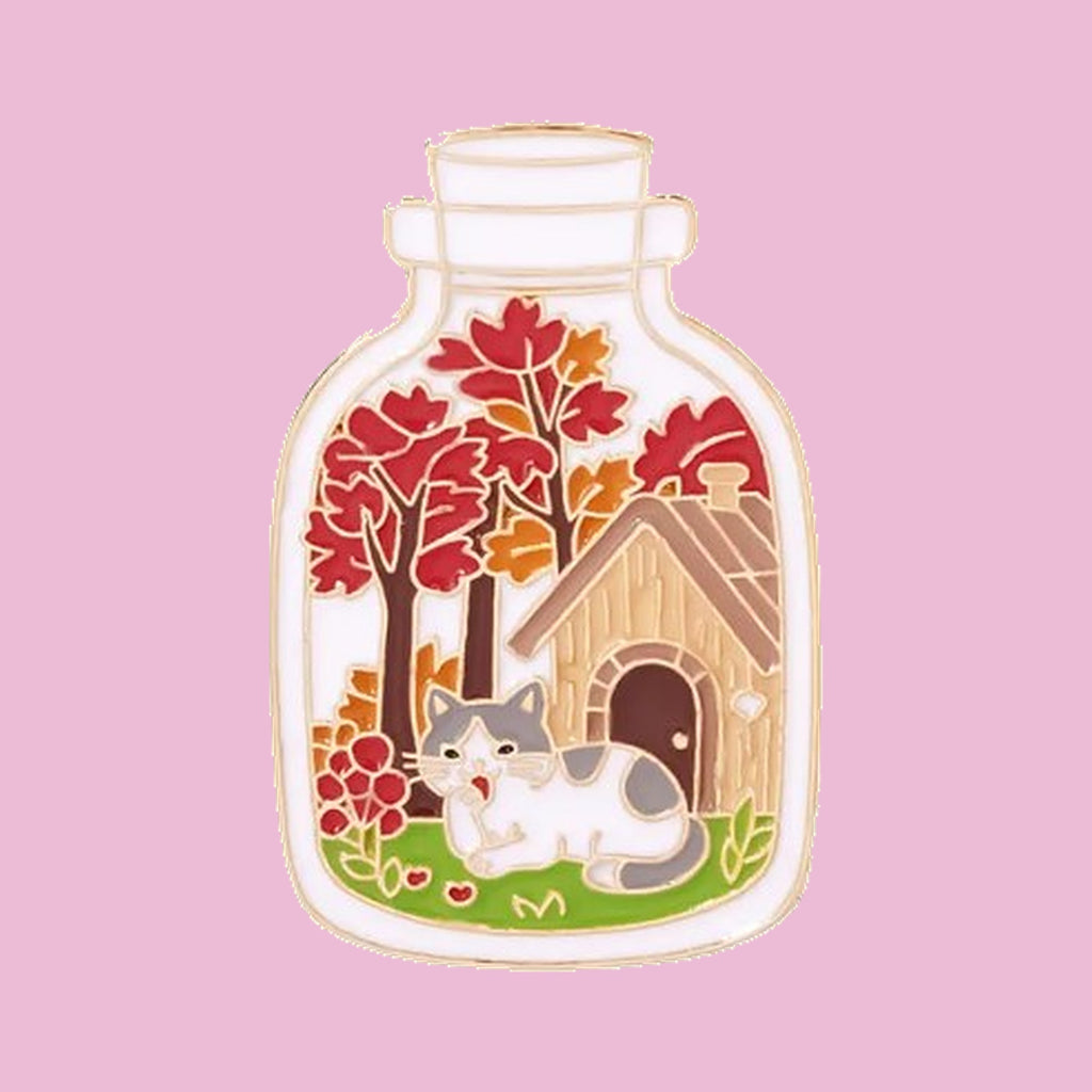 Chat dans une Bouteille — fond