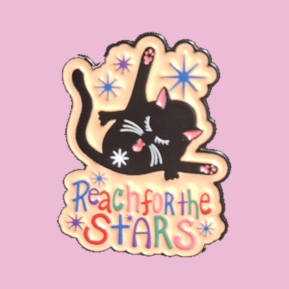 Pin's Chat Étoilé — fond