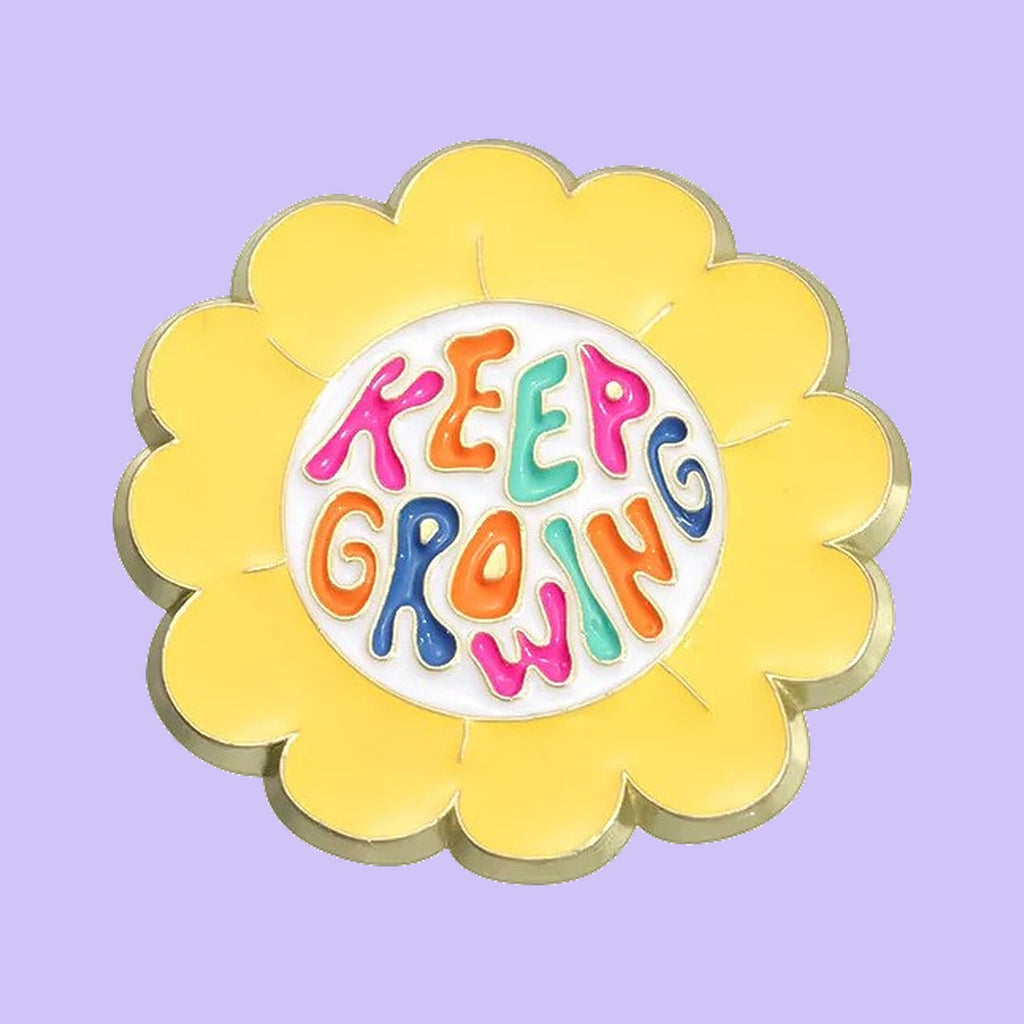 Keep Growing Pin — fond