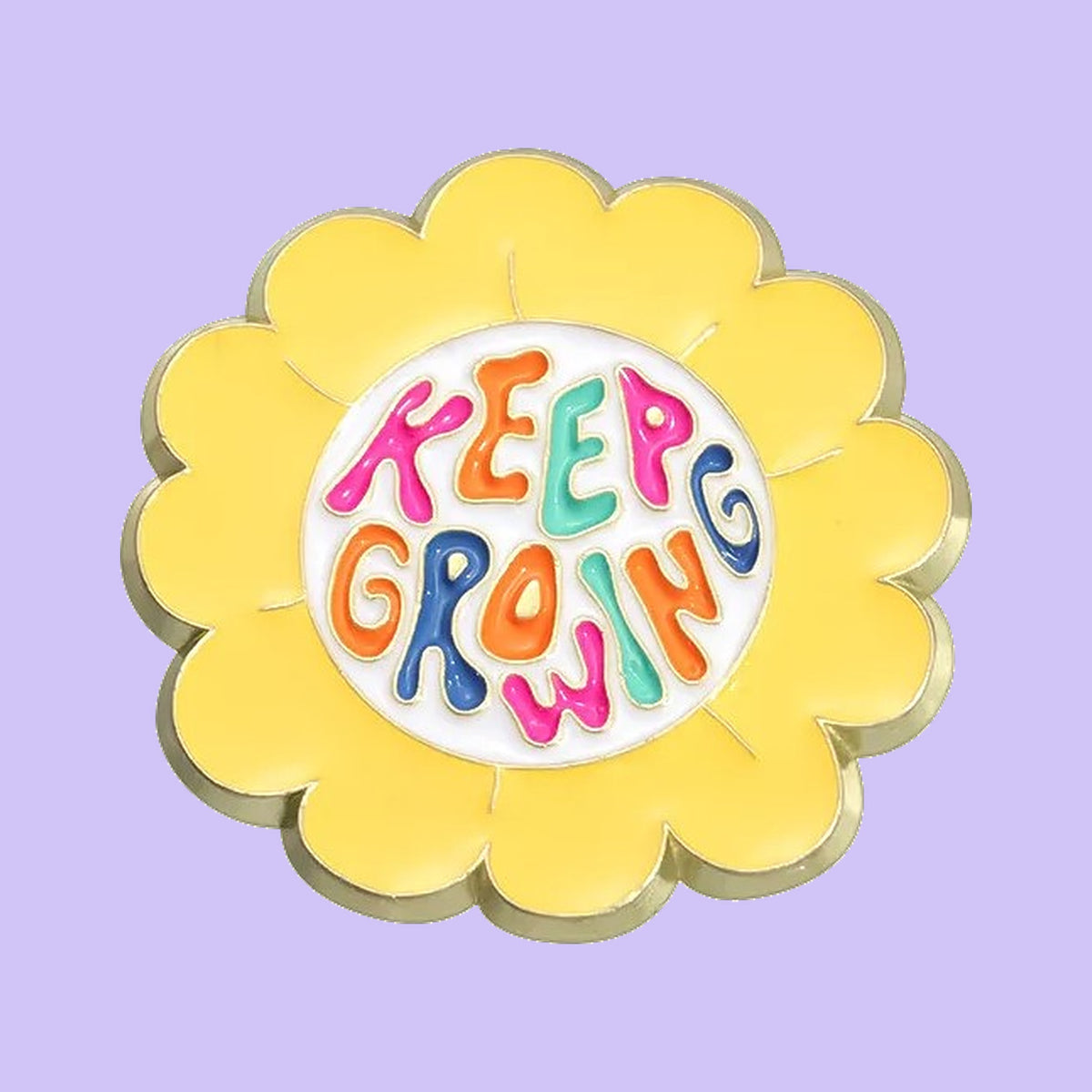 Keep Growing Pin — fond