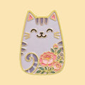 Pin Chat Fleur — fond