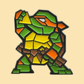 Tortue Pixelisée — fond