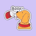 Golden Retriever Boop — fond