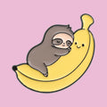 Sloth & Banana Pin — fond