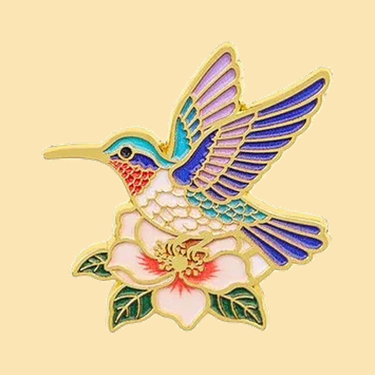 Colibri et Rose — fond
