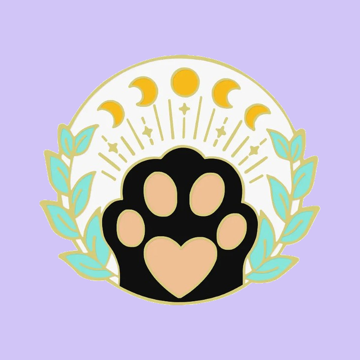 Chat Lunaire — fond