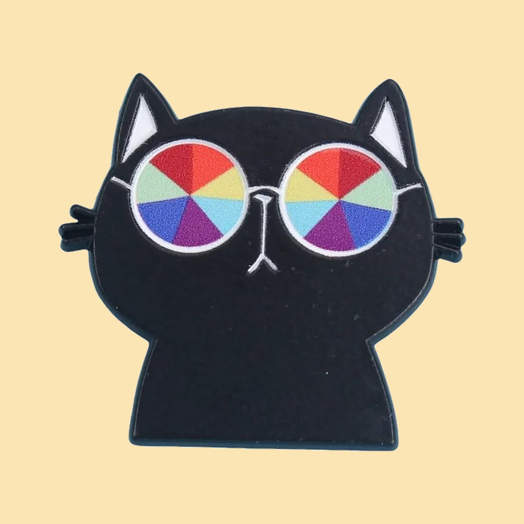 Chat Lunettes — fond