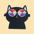 Chat Lunettes — fond