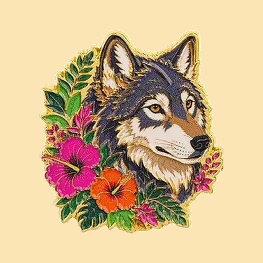 Loup Hibiscus — fond