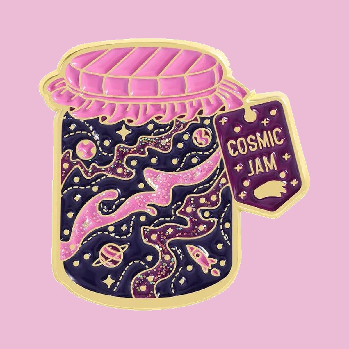 Cosmic Jam Pin — fond