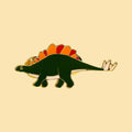 Stegosaurus Pin — fond